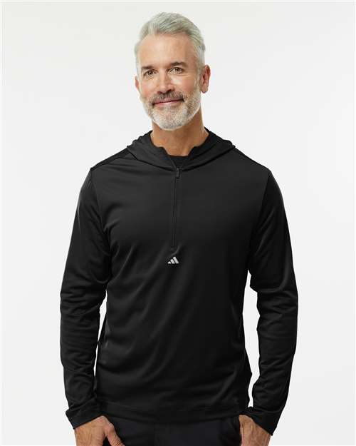 Men's Lightweight Quarter-Zip Hooded Pullover