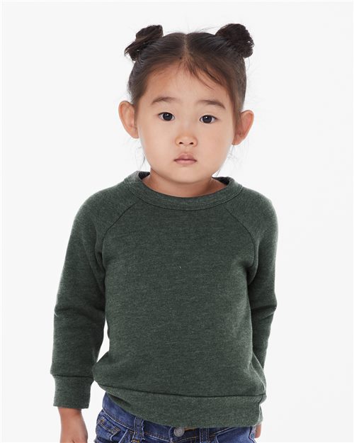 Toddler Sponge Fleece Raglan Crewneck Sweatshirt