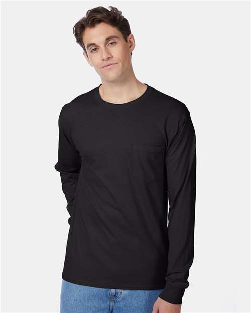 Men's Authentic Long Sleeve Pocket T-Shirt