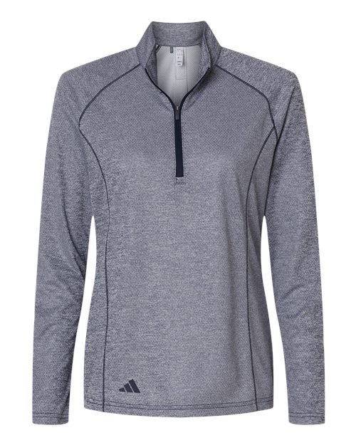 Adidas Women's Space Dyed Quarter-Zip Pullover