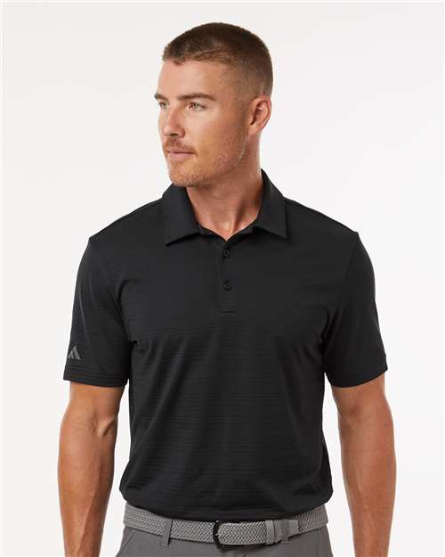 Men's Textured Stripe Polo