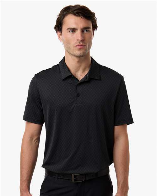 Men's 4-Way Stretch Printed Polo