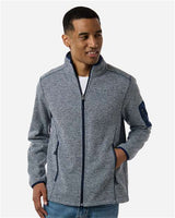 Men's Jasper Jacquard Full-Zip Fleece Jacket