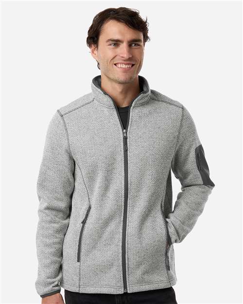 Men's Jasper Jacquard Full-Zip Fleece Jacket