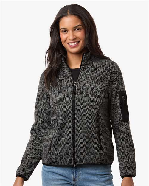 Women's Jasper Jacquard Full-Zip Fleece Jacket
