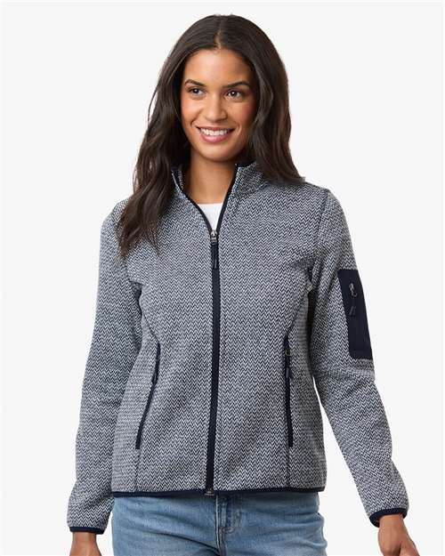 Women's Jasper Jacquard Full-Zip Fleece Jacket