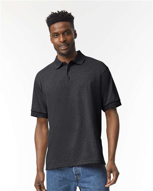 DryBlend® Jersey Polo - Dark Heather