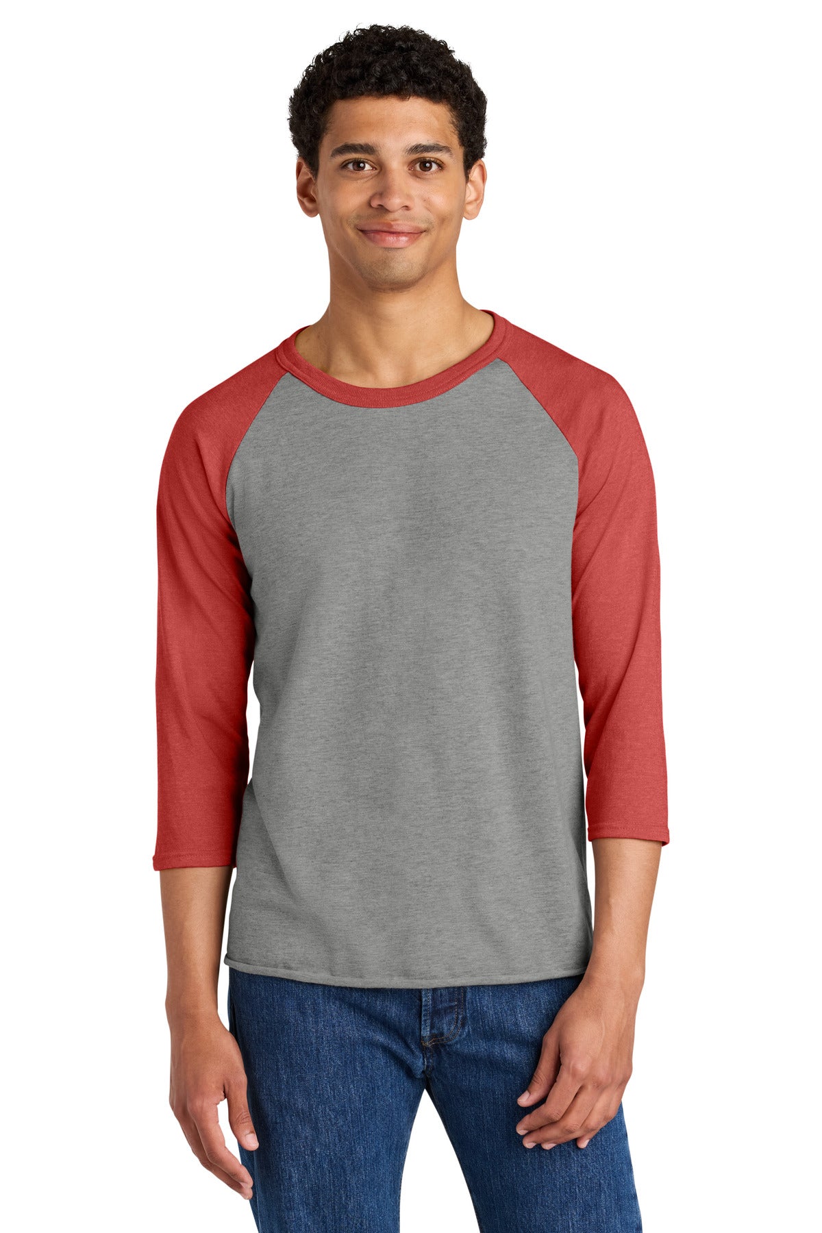 Jerzees Unisex Premium Blend Combed Ring Spun 3/4-Sleeve Raglan