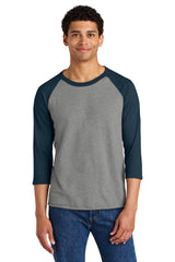 Jerzees Unisex Premium Blend Combed Ring Spun 3/4-Sleeve Raglan