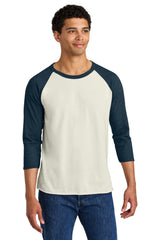 Jerzees Unisex Premium Blend Combed Ring Spun 3/4-Sleeve Raglan