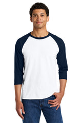 Jerzees Unisex Premium Blend Combed Ring Spun 3/4-Sleeve Raglan