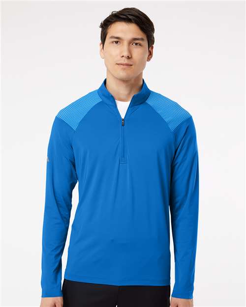 Shoulder Stripe Quarter-Zip Pullover