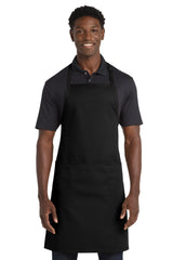 Port Authority Easy Care Extra Long Bib Apron with Stain Release