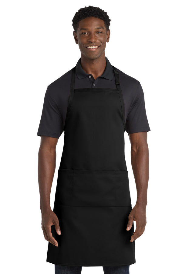 Port Authority Easy Care Extra Long Bib Apron with Stain Release