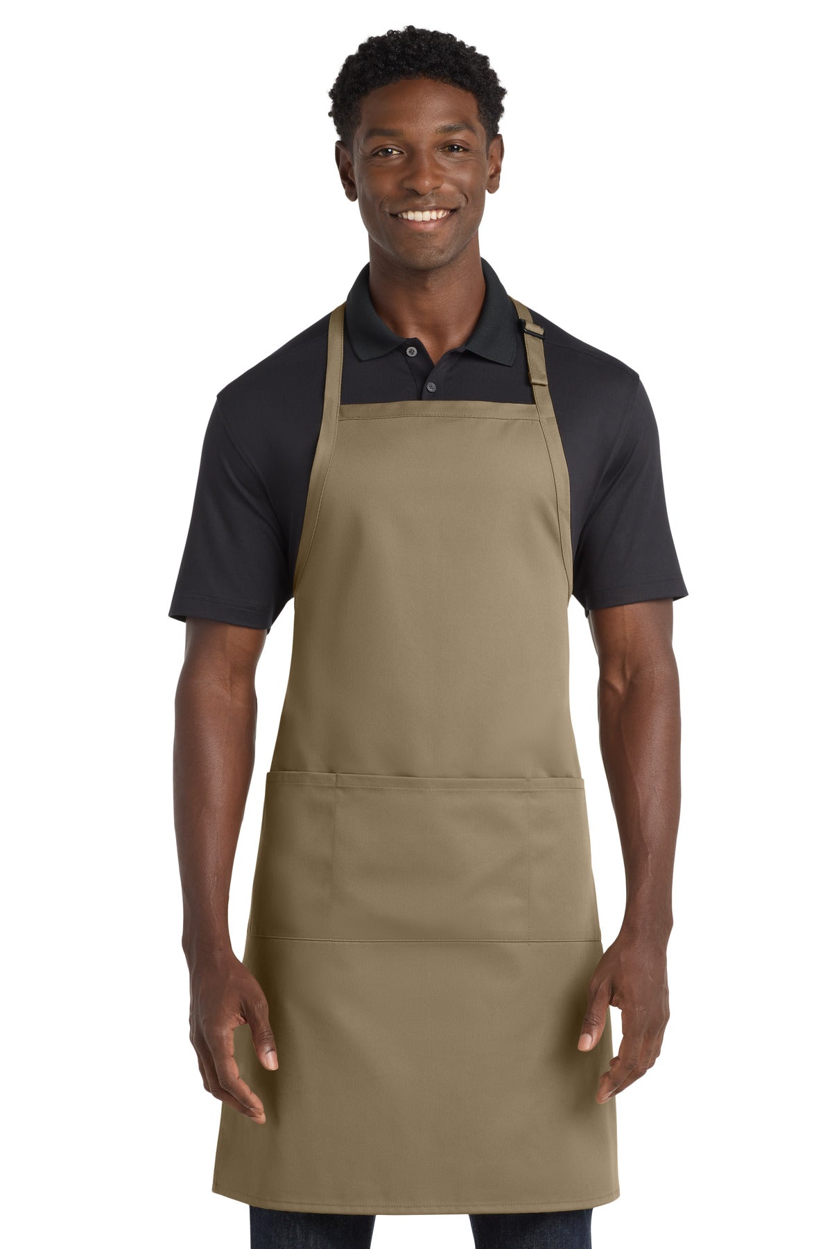 Port Authority Easy Care Extra Long Bib Apron with Stain Release