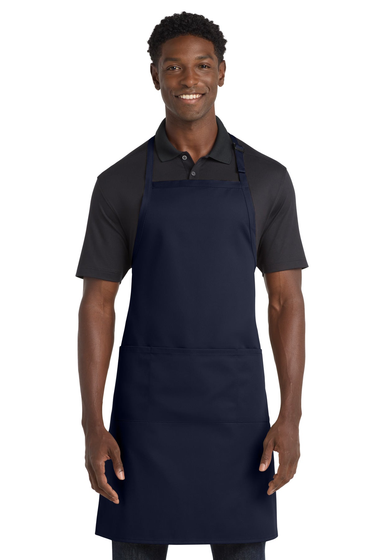 Port Authority Easy Care Extra Long Bib Apron with Stain Release