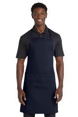 Port Authority Easy Care Extra Long Bib Apron with Stain Release