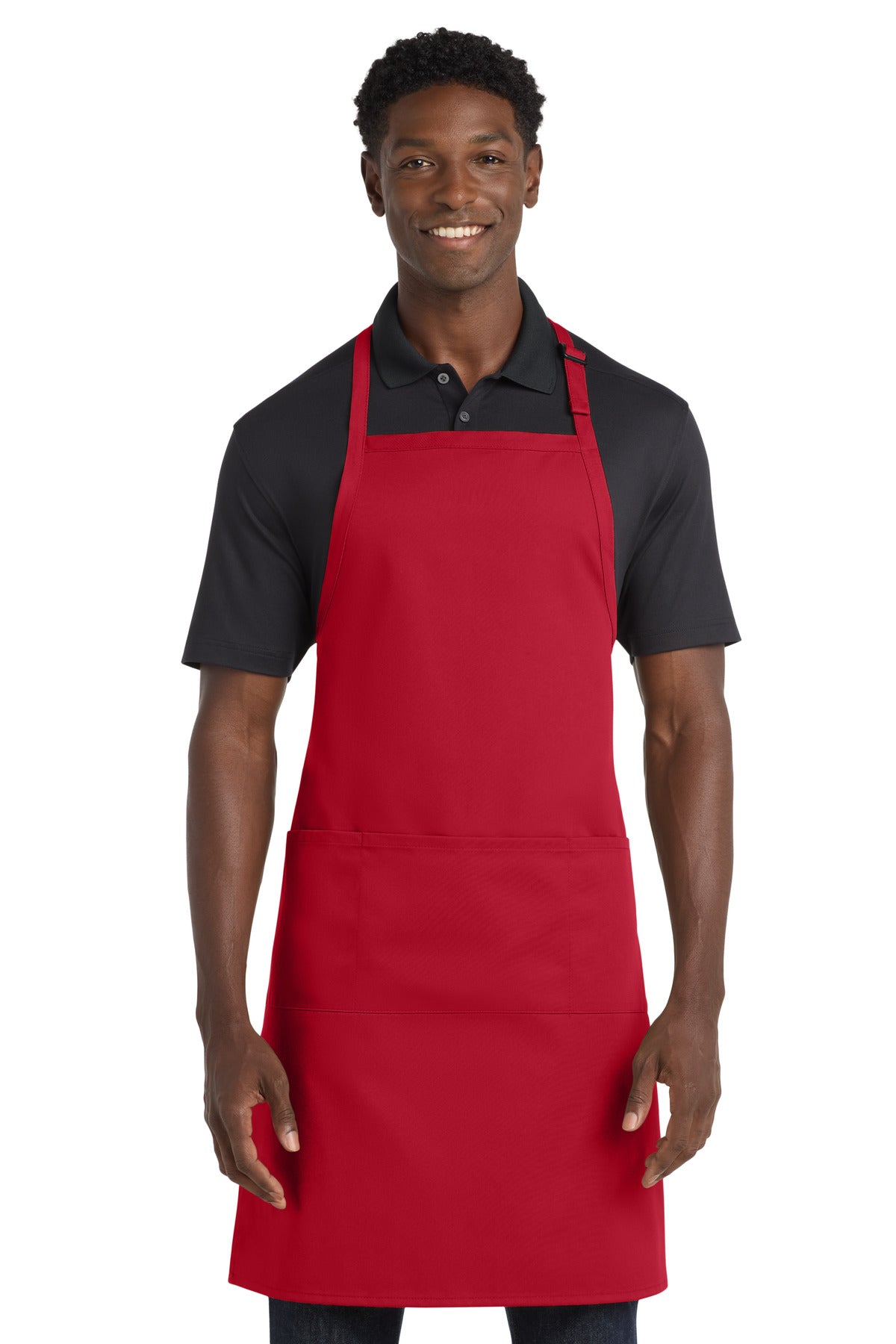 Port Authority Easy Care Extra Long Bib Apron with Stain Release