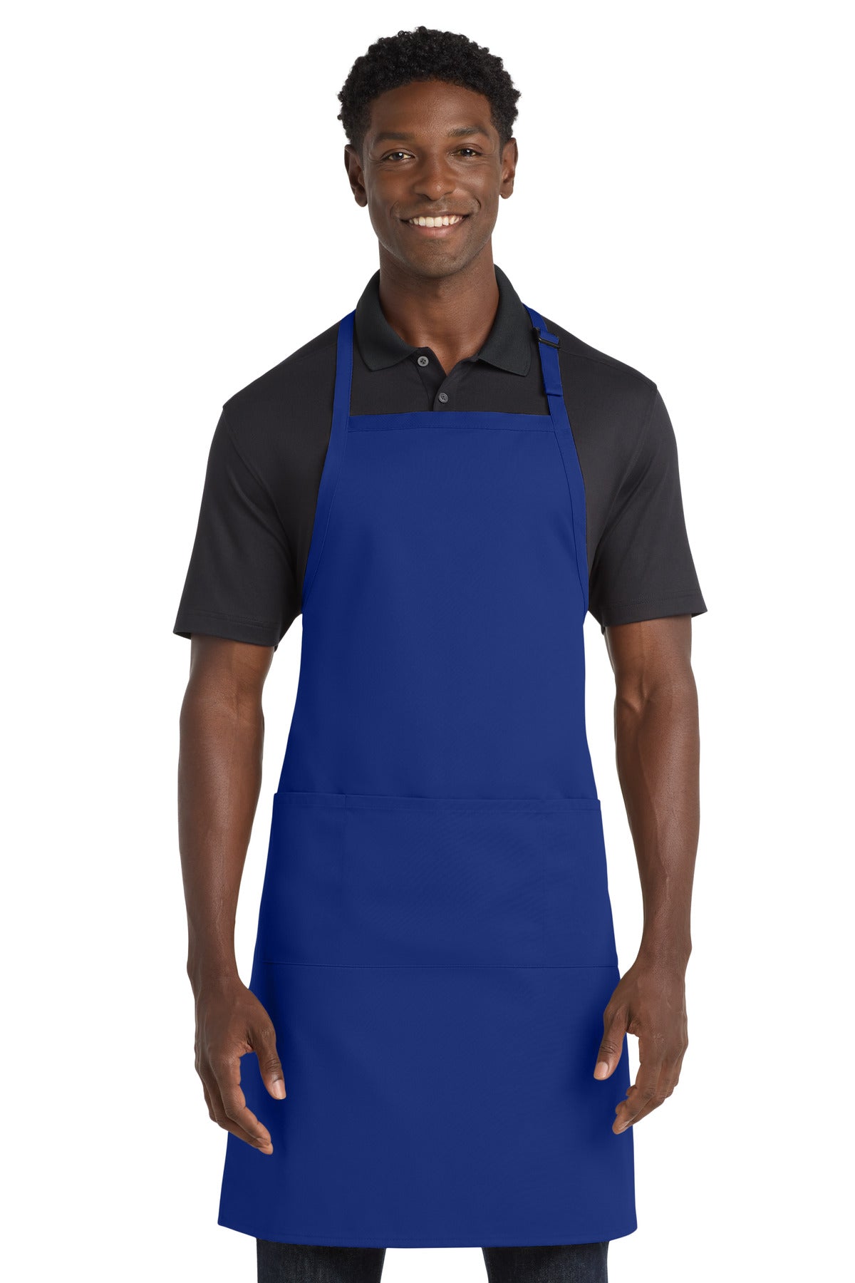 Port Authority Easy Care Extra Long Bib Apron with Stain Release