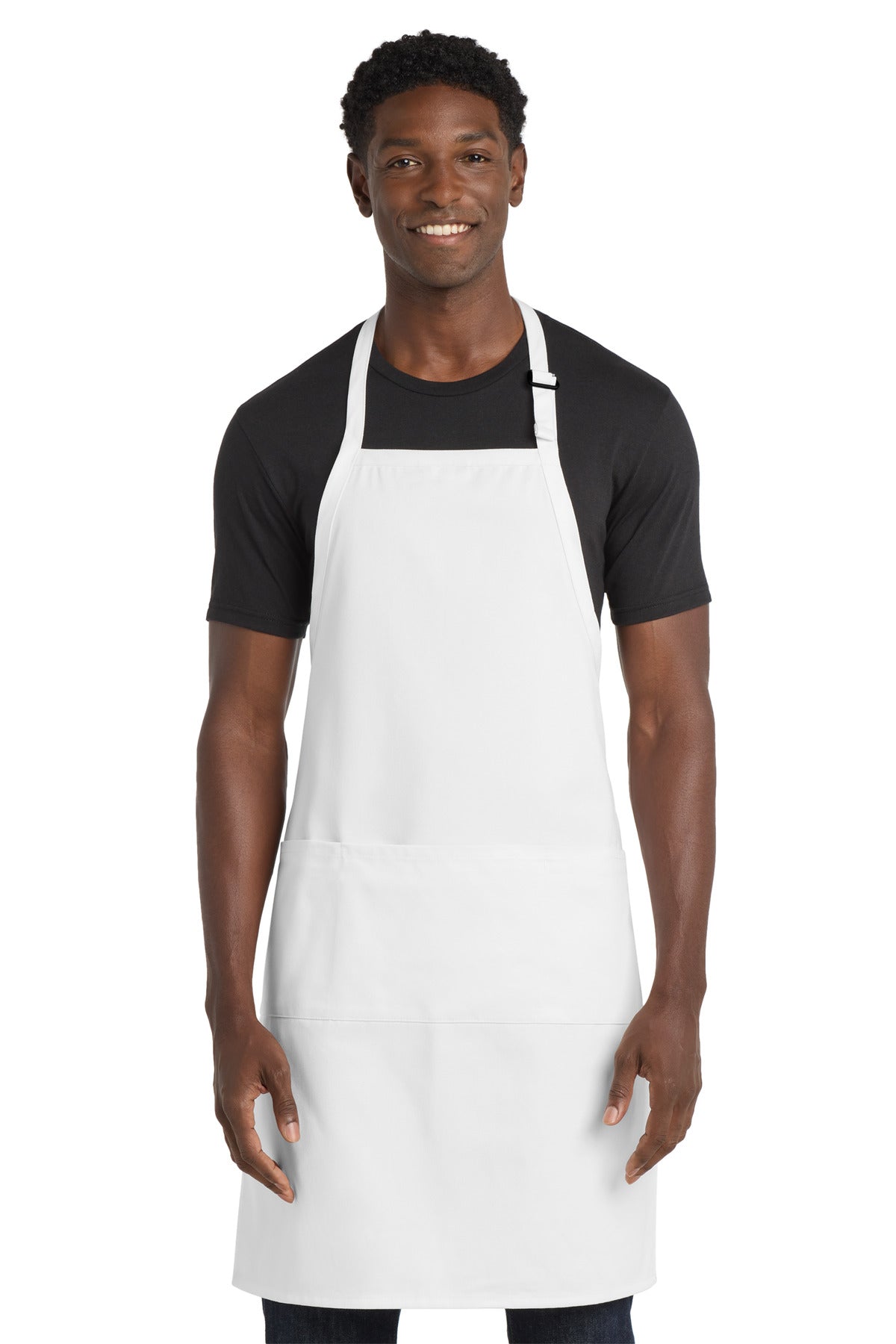 Port Authority Easy Care Extra Long Bib Apron with Stain Release