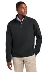 Brooks Brothers Fleece 1/4-Snap Neck
