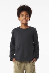 BELLA+CANVAS Youth 6-Ounce Heavyweight Long Sleeve Tee