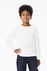 BELLA+CANVAS Youth 6-Ounce Heavyweight Long Sleeve Tee