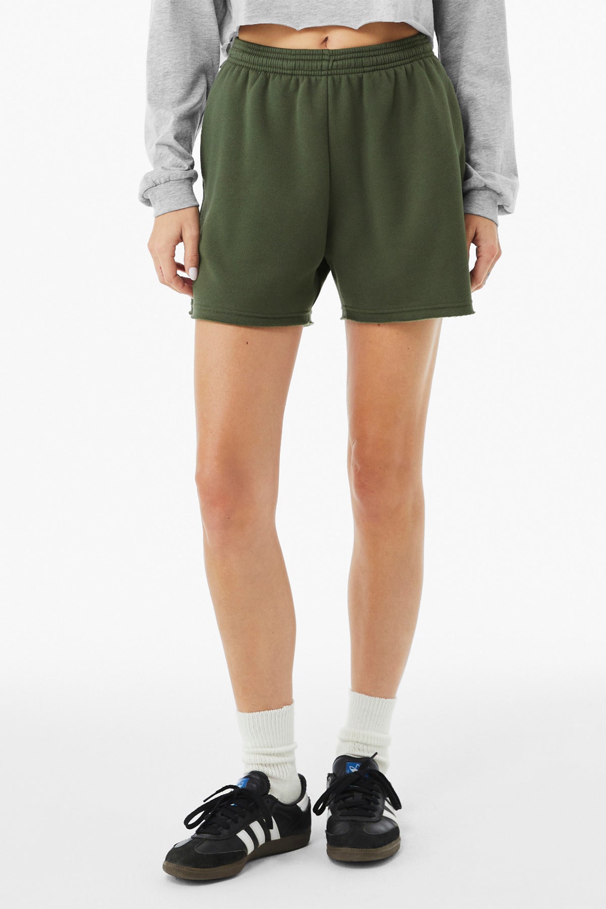 BELLA+CANVAS Women's Cutoff Sweatshort