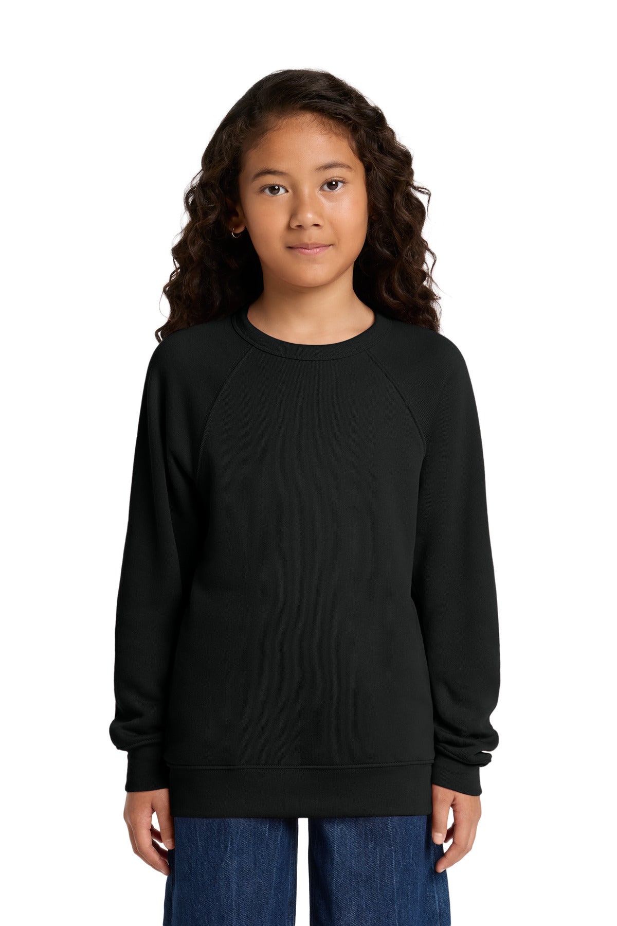 BELLA+CANVAS Youth Sponge Fleece Raglan Sweatshirt