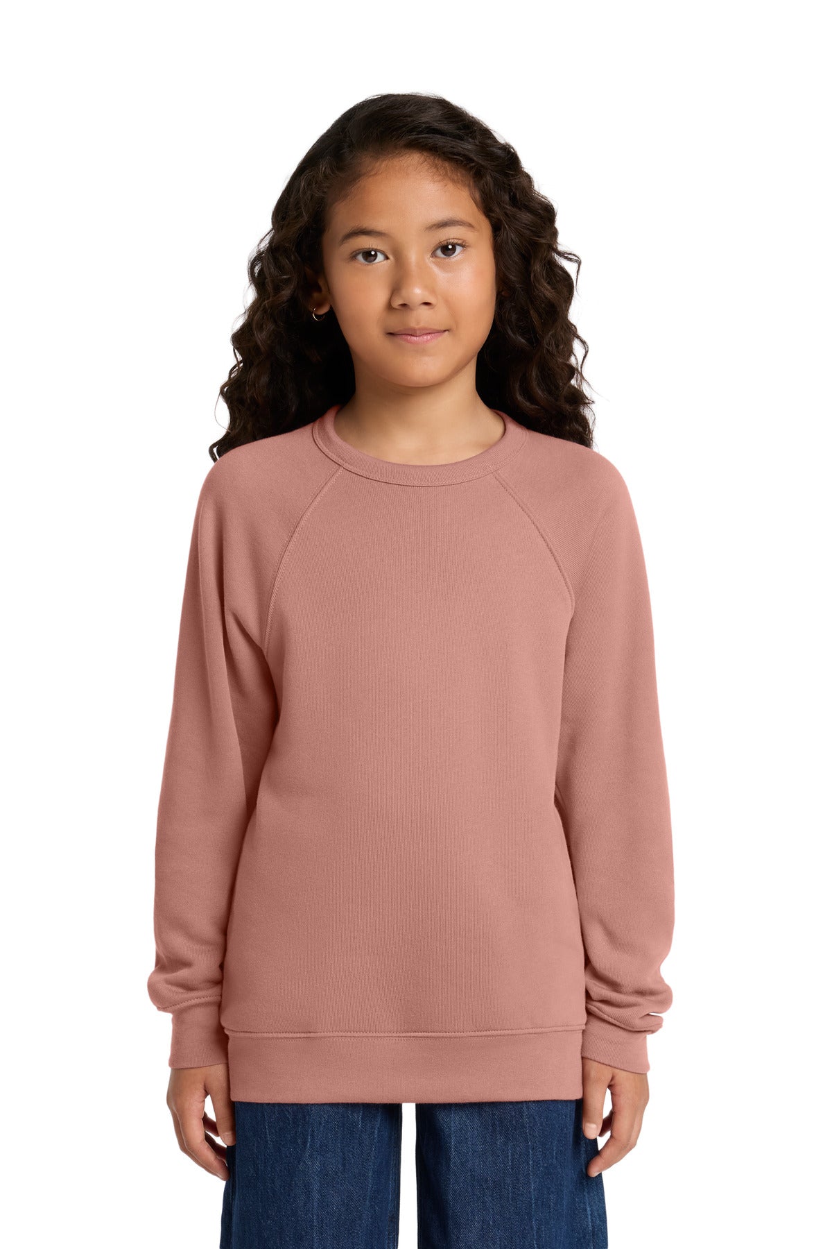 BELLA+CANVAS Youth Sponge Fleece Raglan Sweatshirt