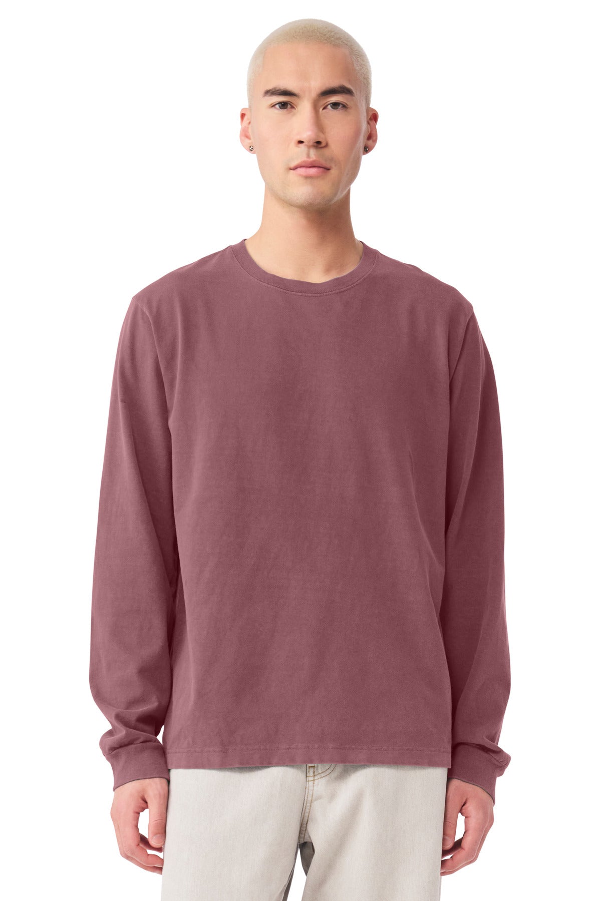 BELLA+CANVAS Unisex Heavyweight Garment-Dyed Long Sleeve Tee