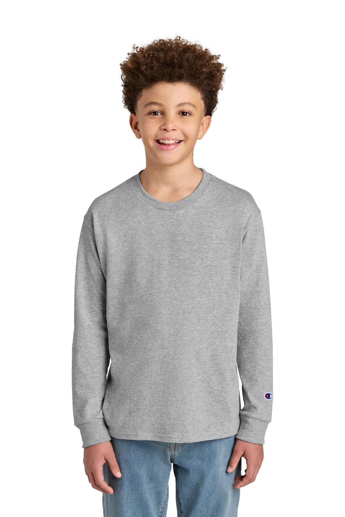 Champion Youth Jersey Long Sleeve Tee