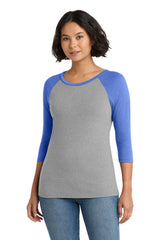 District Women's Perfect Tri 3/4-Sleeve Raglan