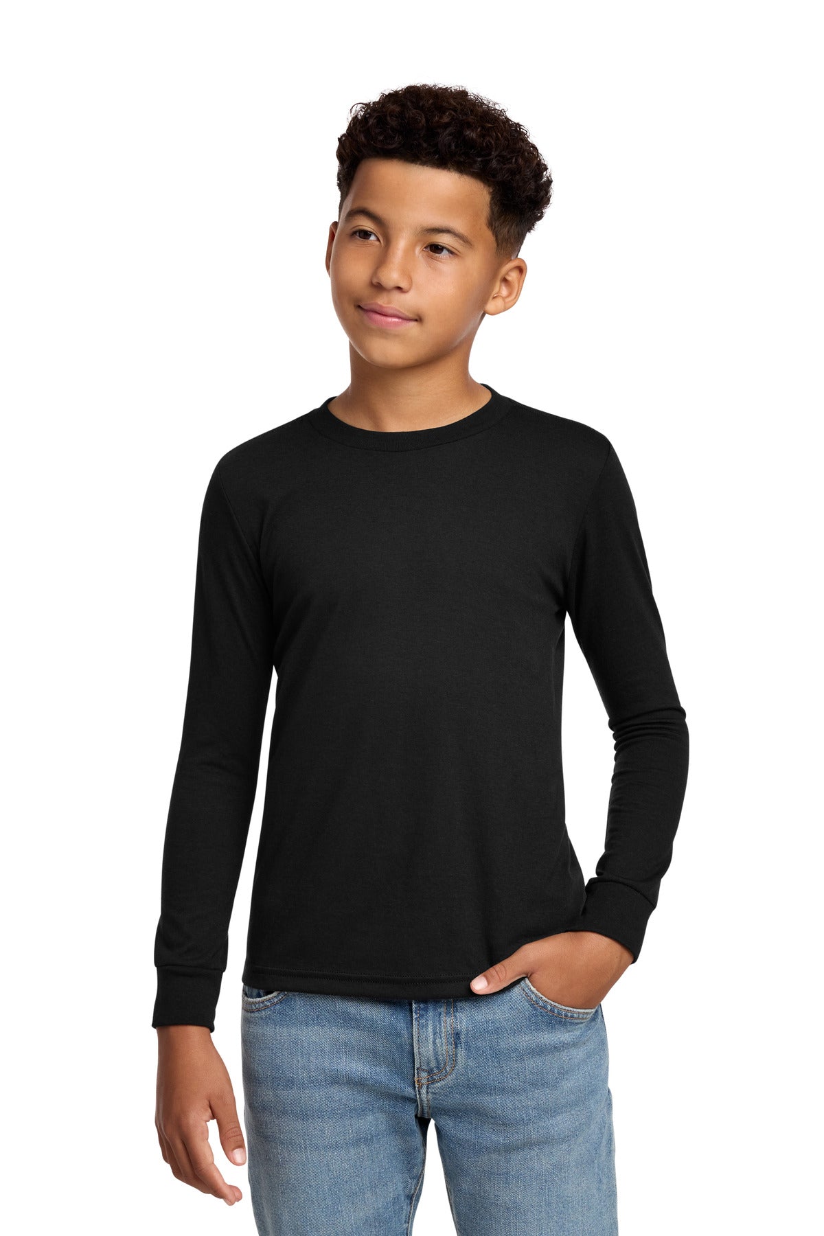 District Youth Perfect Tri Long Sleeve Tee
