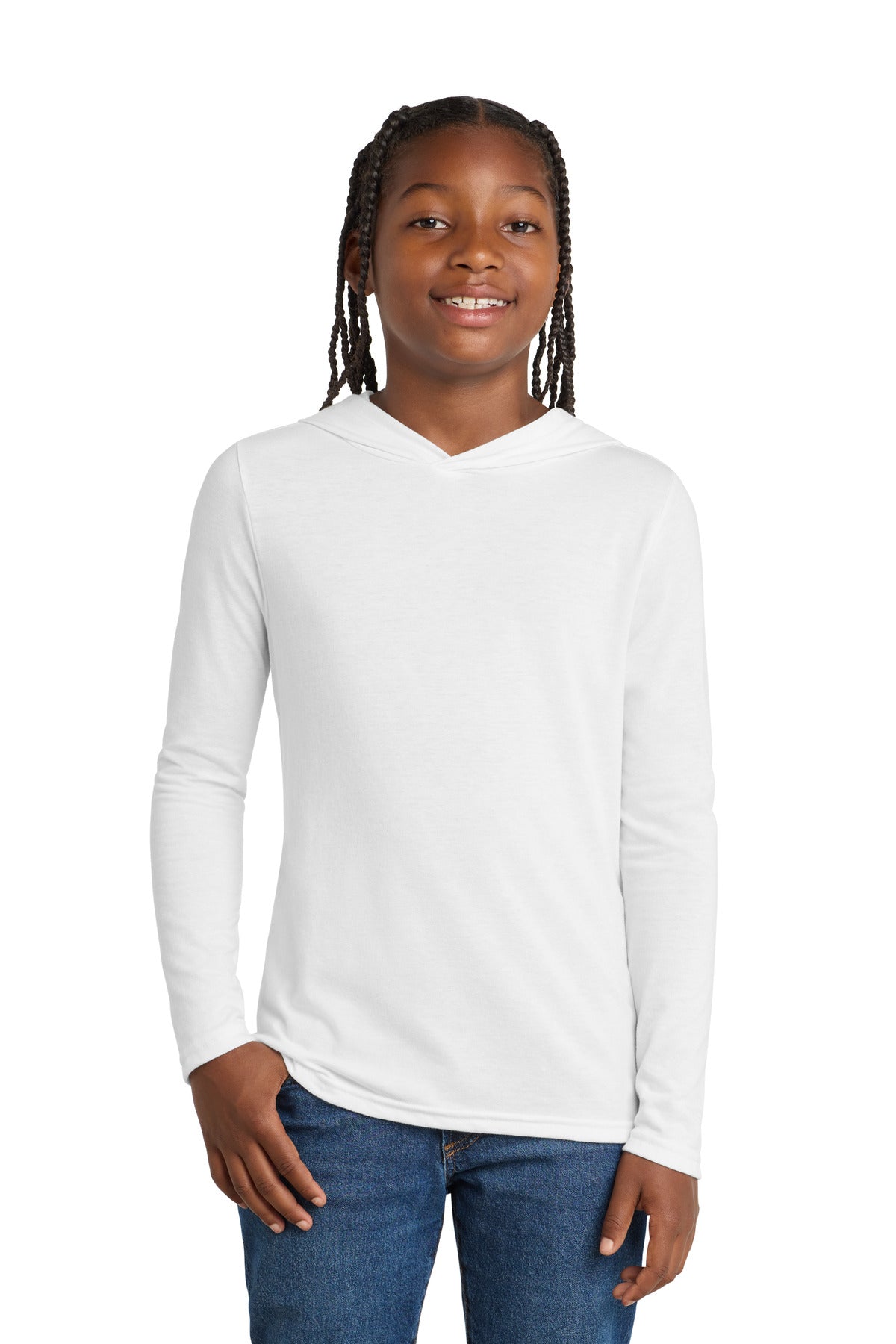 District Youth Perfect Tri Long Sleeve Hoodie