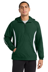 Sport-Tek Colorblock Raglan Anorak