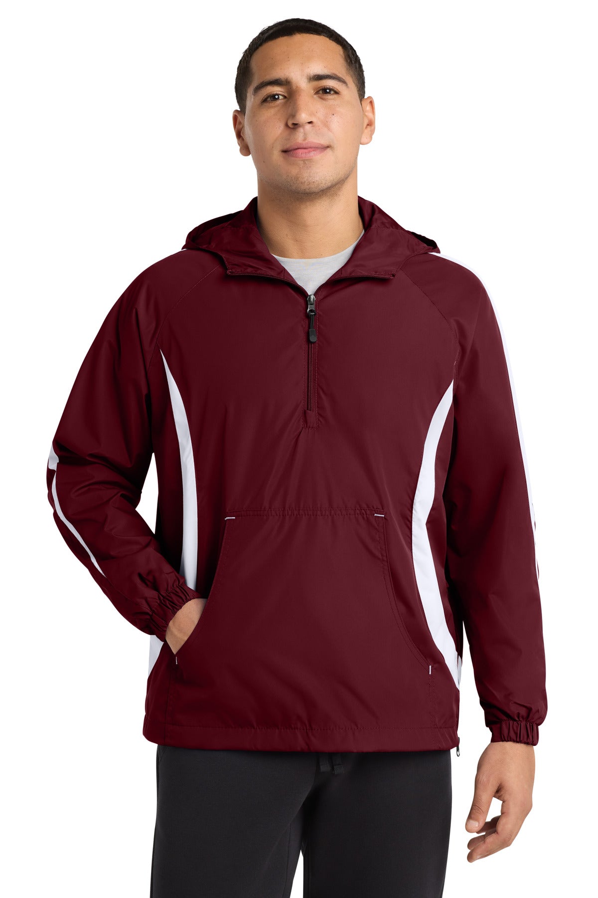 Sport-Tek Colorblock Raglan Anorak