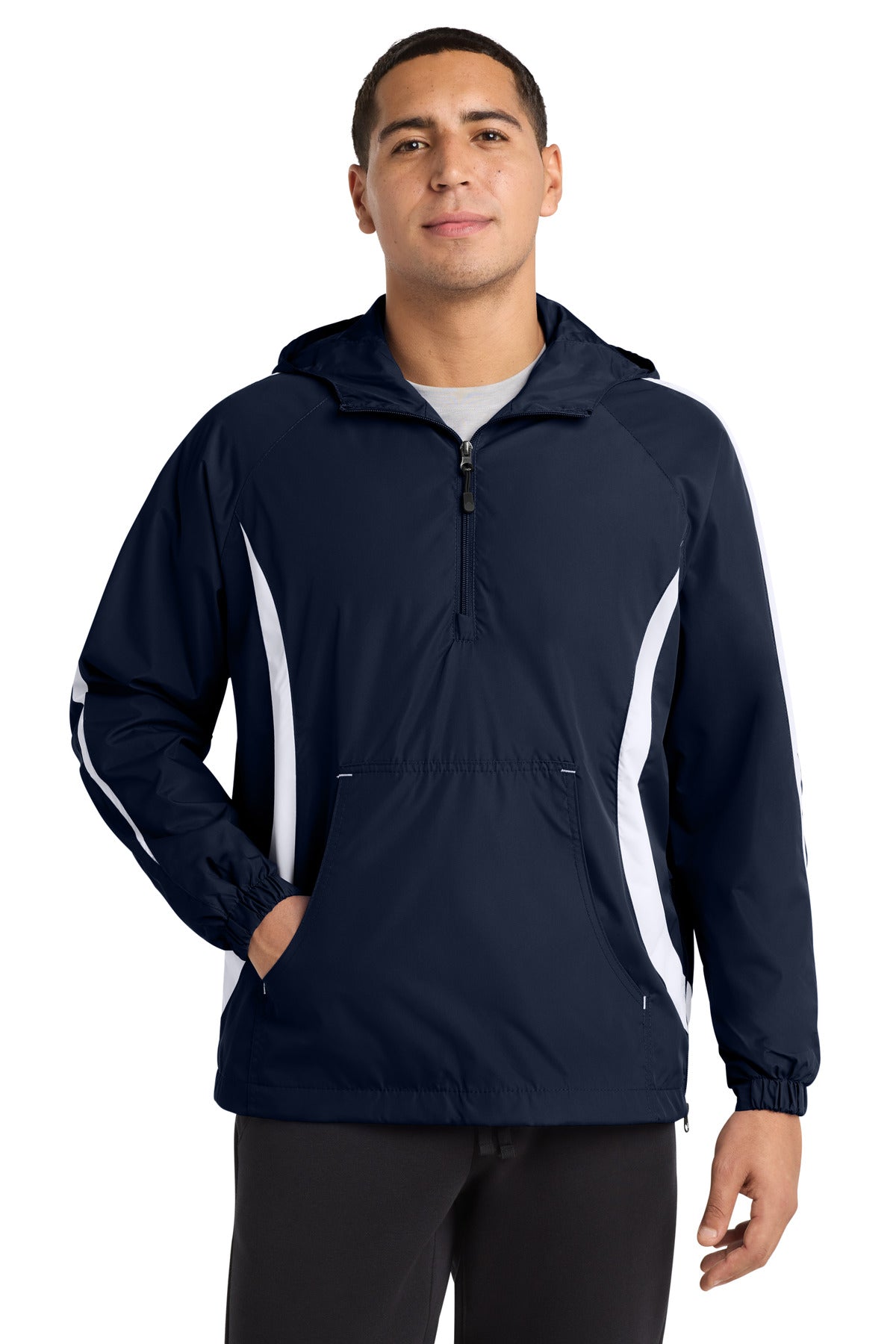 Sport-Tek Colorblock Raglan Anorak