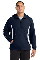 Sport-Tek Colorblock Raglan Anorak
