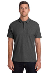 Port Authority C-FREE Cotton Blend Pique Pocket Polo