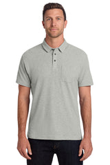 Port Authority C-FREE Cotton Blend Pique Pocket Polo
