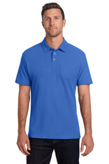 Port Authority C-FREE Cotton Blend Pique Pocket Polo