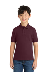 Port & Co Youth Core Blend Jersey Knit Polo