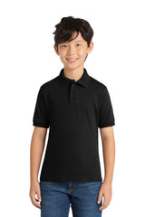 Port & Co Youth Core Blend Jersey Knit Polo