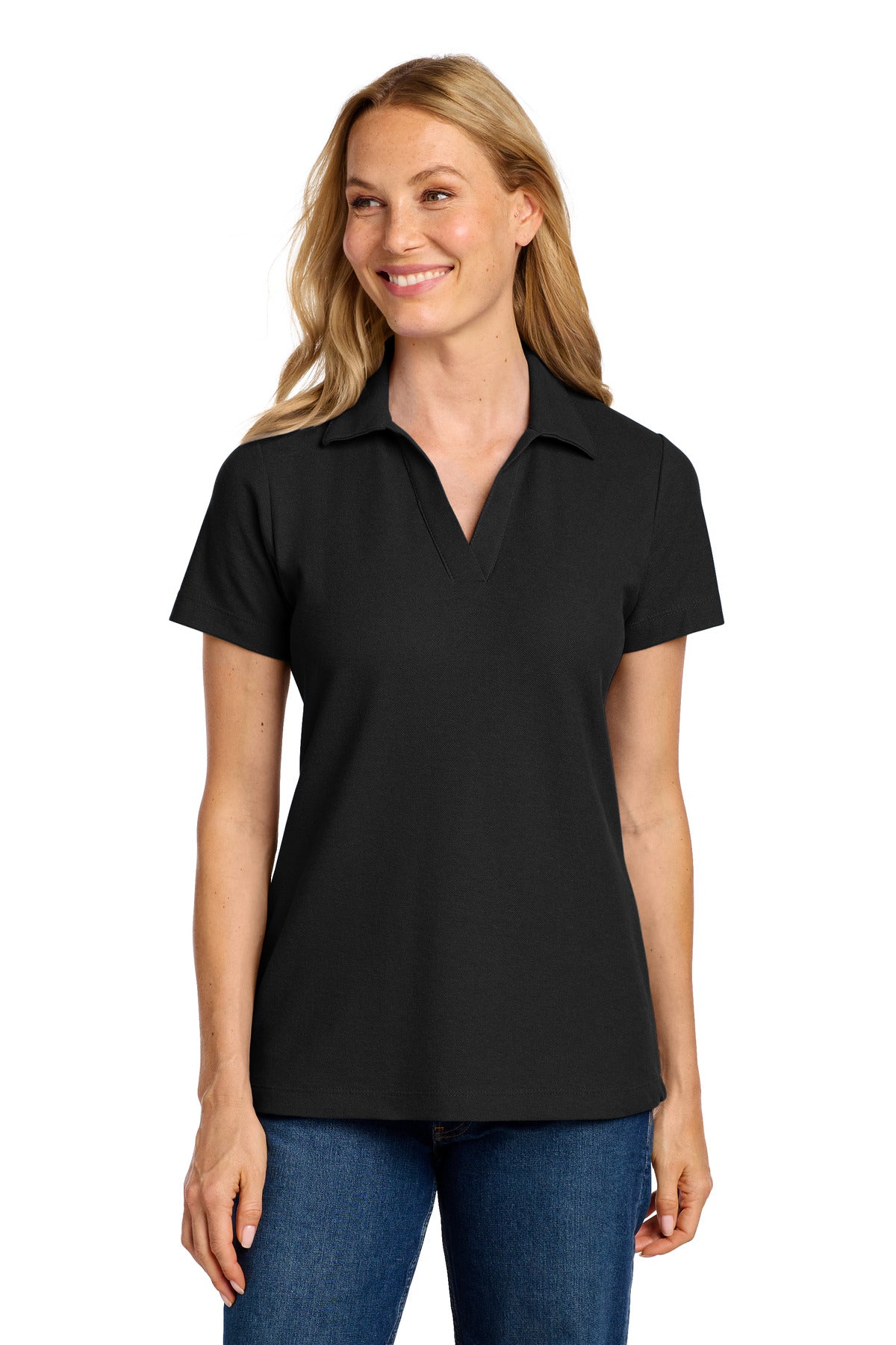 Port Authority Women's C-FREE Cotton Blend Pique Polo