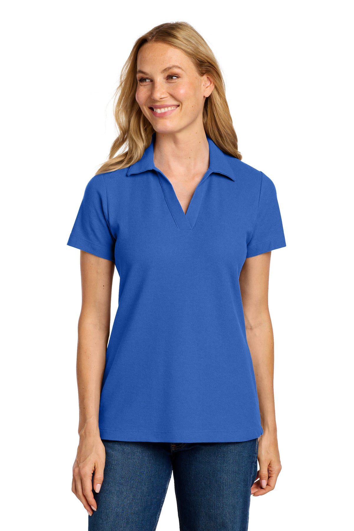 Port Authority Women's C-FREE Cotton Blend Pique Polo