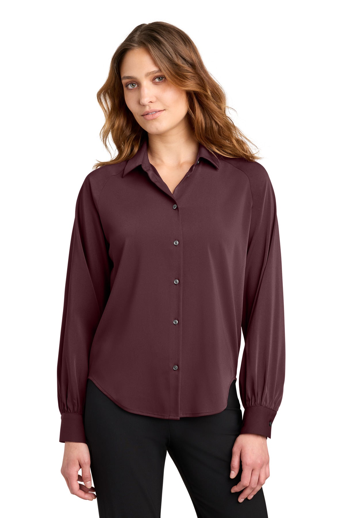 Mercer+Mettle Women's Long Sleeve Buttery Soft Blouse