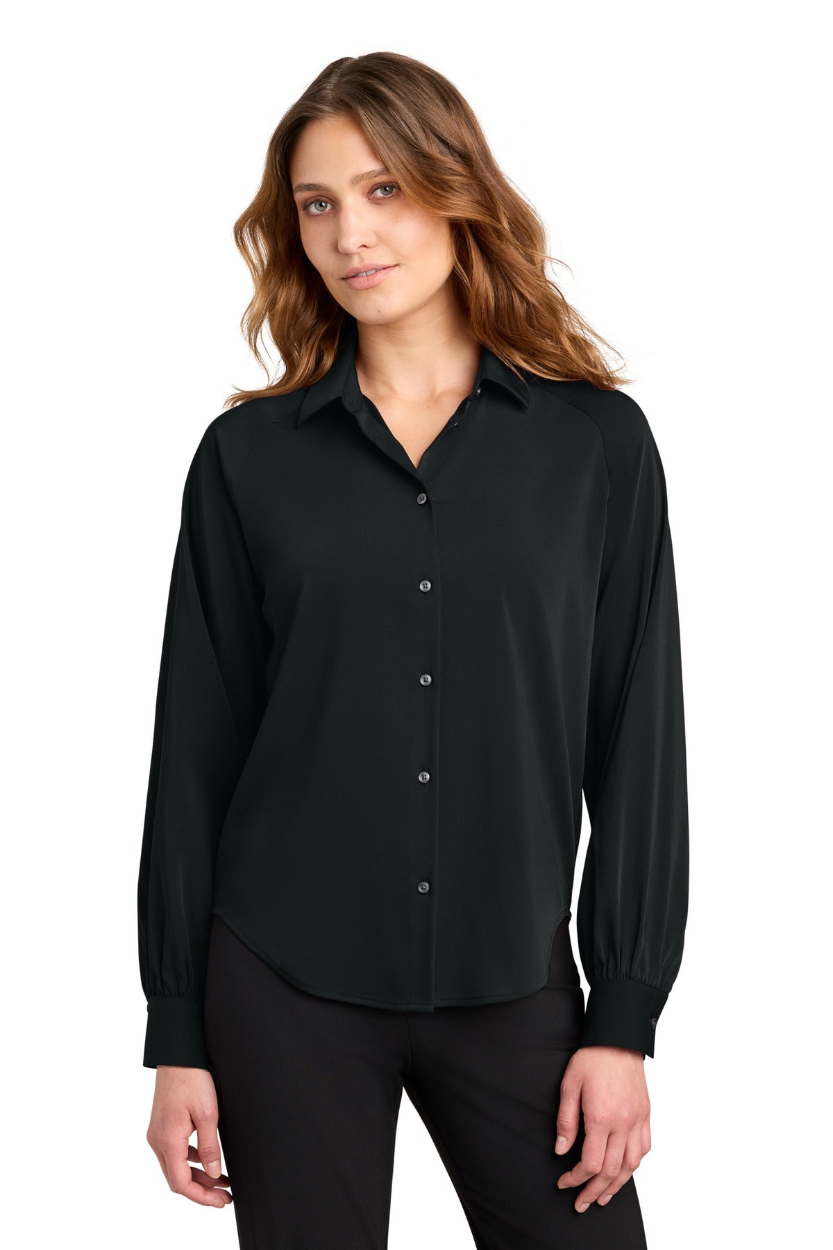 Mercer+Mettle Women's Long Sleeve Buttery Soft Blouse