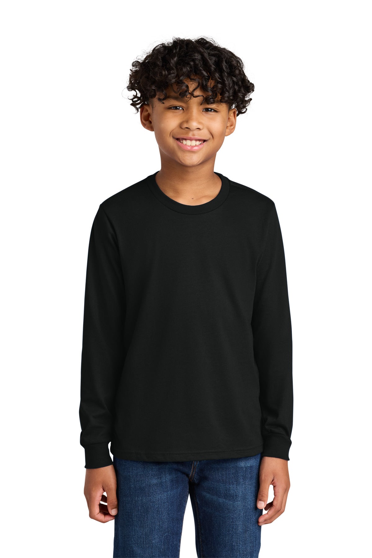 Next Level Apparel Youth Cotton Long Sleeve Tee