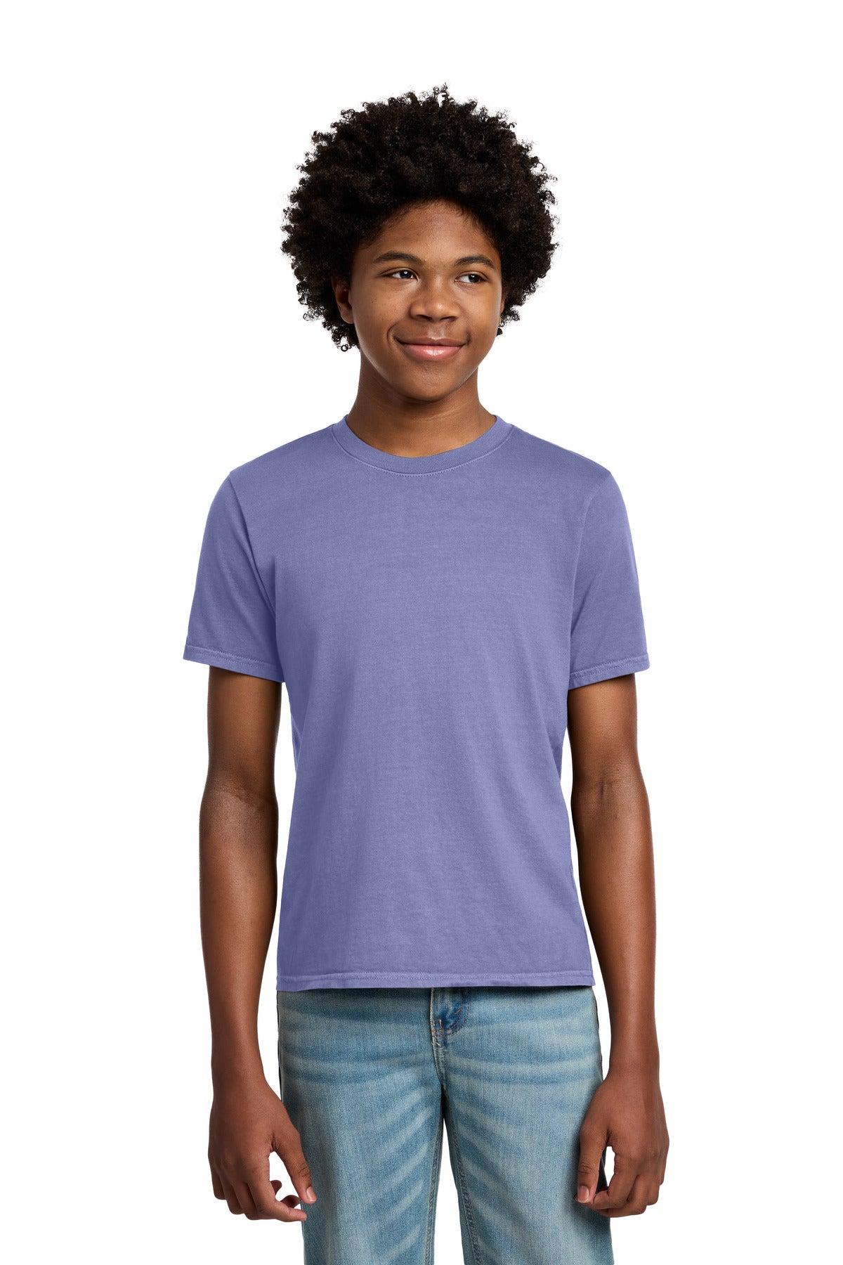 Port & Co Youth Beach Wash Garment-Dyed Tee